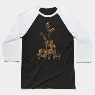 The Clockwork Menagerie Baseball T-Shirt